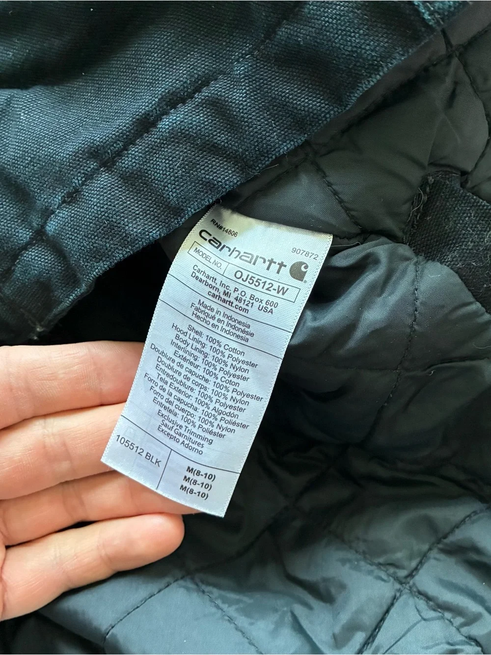 009 - CARHARTT YOUTH KIDS MEDIUM CHORE WORKWEAR JACKET